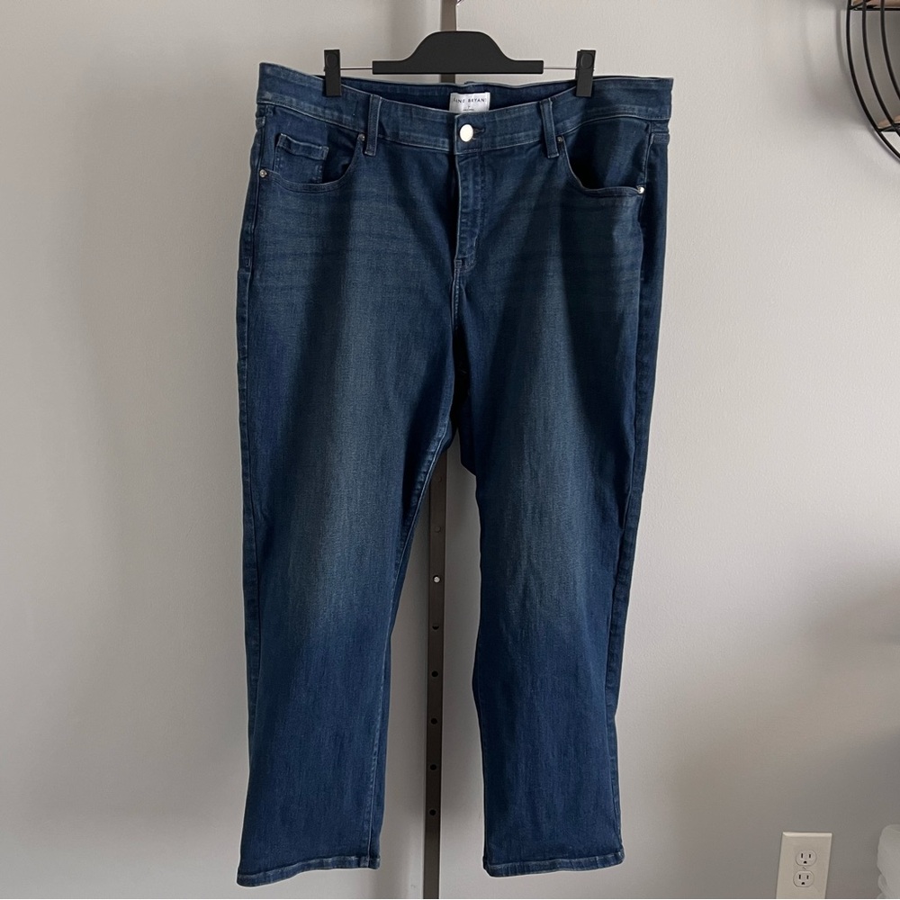 Lane Bryant High-Rise Curvy Straight Denim Jeans